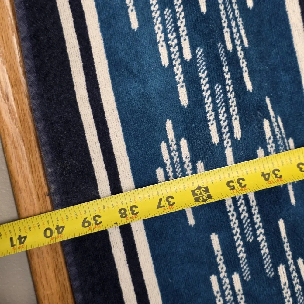 Pendleton Home Collection Bath Beach Towel Southwest Tribal Blue White 40x66